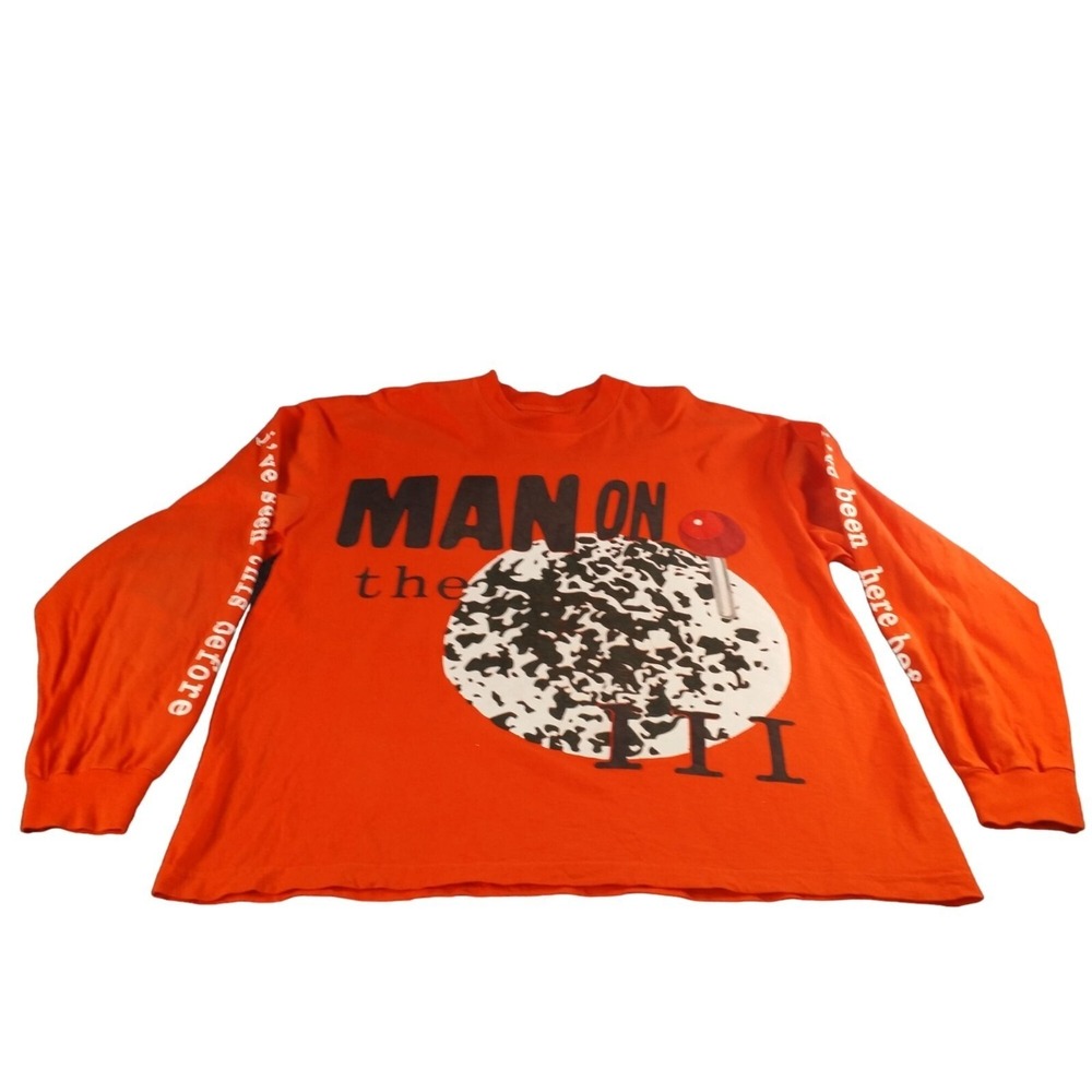 Kid Cudi CPFM TShirt Men Sz XL Man‎ On The Moon Return 2 Madness Orange Concert